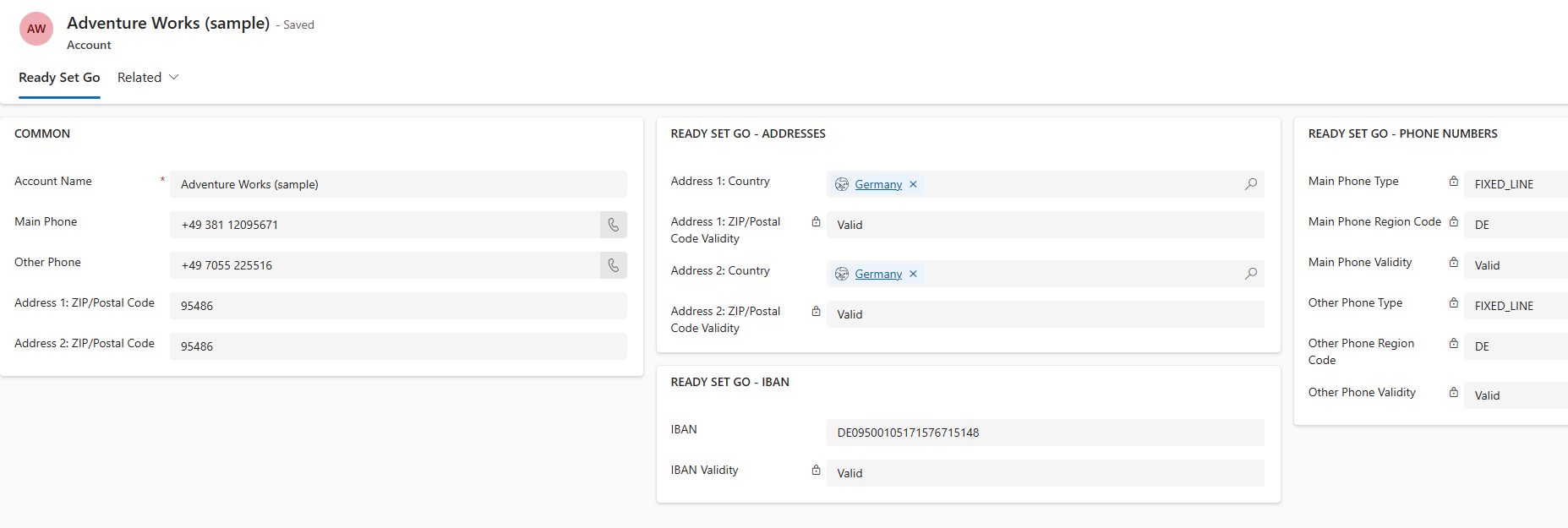 Account 2 screenshot