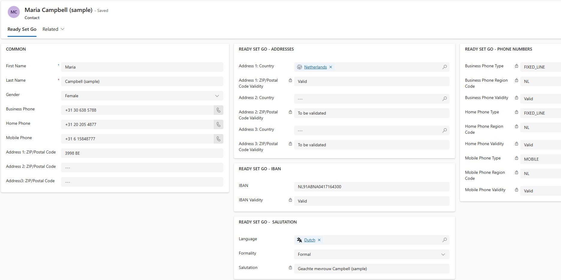 Contact 1 screenshot
